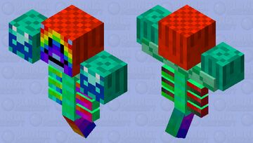 Colourful Wither Minecraft Mob Skin
