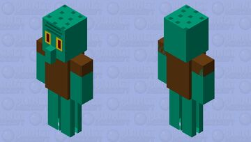 Squidward Minecraft Mob Skin