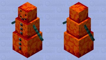 Lava Golem Minecraft Mob Skin