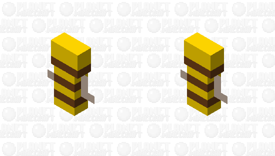 Backwards Bee Minecraft Skin