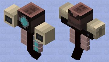 Skibidi Camera Wither Minecraft Mob Skin