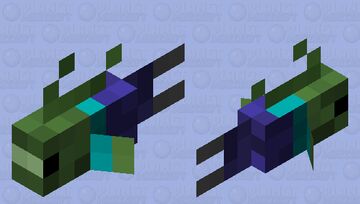 Zombie Tropical Fish (F) Minecraft Mob Skin