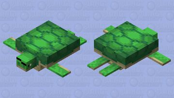 Sigma Turtle Minecraft Mob Skin