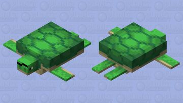 Sigma Turtle Minecraft Mob Skin