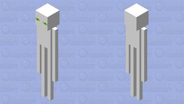 White Enderman Skin Minecraft Mob Skin