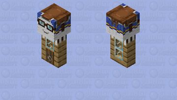Happy Ghast Carrying House Minecraft Mob Skin