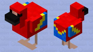 Parrot Chicken Minecraft Mob Skin