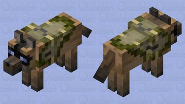 Military K9 with doggles Minecraft Mob Skin