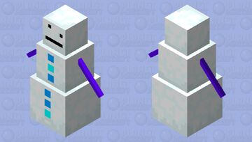 ._. snow golem (actually kinda cool lol) Minecraft Mob Skin