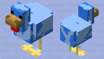 Water chicken Minecraft Mob Skin