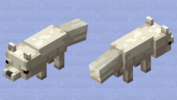 Snowy Fox(Java) Minecraft Mob Skin
