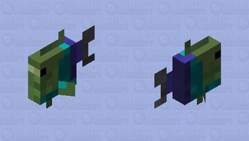 Zombie Tropical Fish (4) Minecraft Mob Skin