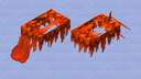 Fiery Hoglin (HD) Minecraft Mob Skin