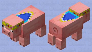 technoblade pig Minecraft Mob Skin