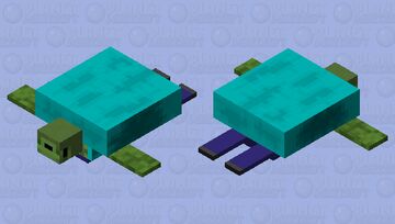 Zombie Turtle! Minecraft Mob Skin