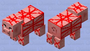 bloody pig Minecraft Mob Skin