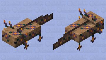 Lush Axolotl Minecraft Mob Skin