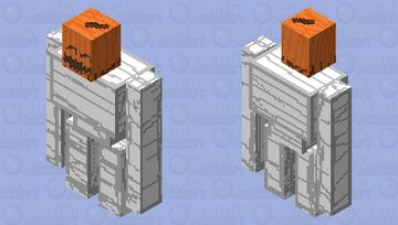accurate iron golem Minecraft Mob Skin