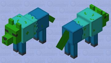 Zombie Doggy Minecraft Mob Skin
