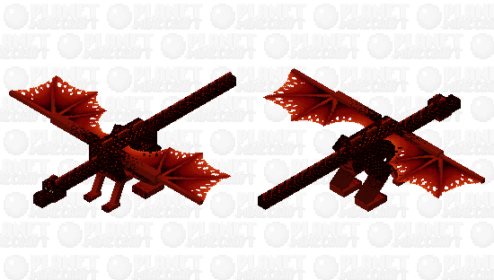 Sky devil dragon Minecraft Skin