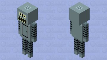 Bender Bending Rodríguez Minecraft Mob Skin