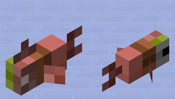 Zombified Piglin Tropical Fish Minecraft Mob Skin