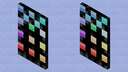 Rainbow Snow Cape Minecraft Mob Skin