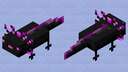 pink black axolotl Minecraft Mob Skin