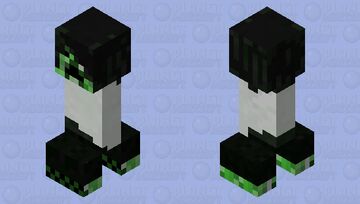 Alex the emo creeper Minecraft Mob Skin