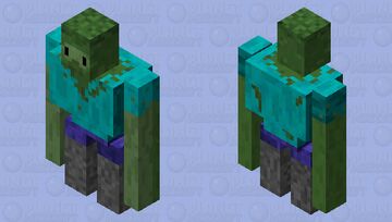Zombie Iron Golem! Minecraft Mob Skin