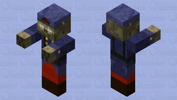 French Soldier WW1 Zombie Minecraft Mob Skin