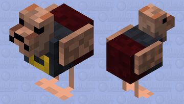piglin brute chicken (reworked) Minecraft Mob Skin