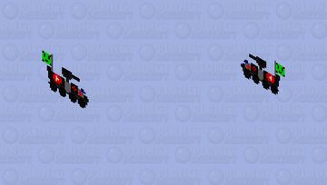 APC-3000 Alien Blackwood Templar YouTube Kids Moon Armored Combact Vehicle In PJ Masks Warface In Space Game Minecraft Mob Skin