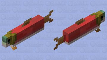 Smoother Salmon Minecraft Mob Skin