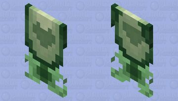 Green Fairy Cape Minecraft Mob Skin