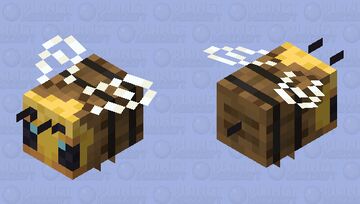 Barrel Armored Bee Minecraft Mob Skin