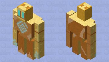 CRK: Iron Golem to Brown Sugar Golem Minecraft Mob Skin