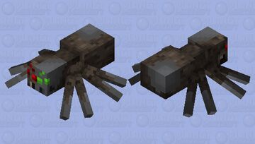Cyborg Spider Minecraft Mob Skin