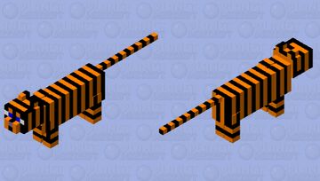 the tiger cat Minecraft Mob Skin