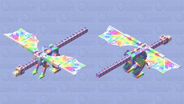 Sunlight dragoness Minecraft Mob Skin