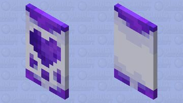Purple Heart Cape Redesign Minecraft Mob Skin
