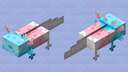 Trans Axo {Color ReSkin} Minecraft Mob Skin