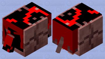 black bloody rat Minecraft Mob Skin