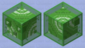 Green Glass + Terracotta SLIME! Minecraft Mob Skin