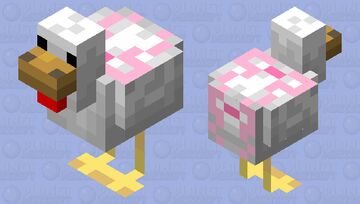 coquette chicken Minecraft Mob Skin