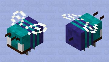 Herobrine Bee Minecraft Mob Skin