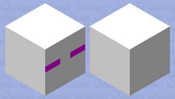Slender man head Minecraft Mob Skin