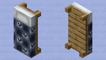 Ghost Patchwork - Bed Minecraft Mob Skin