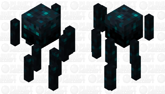 Sculk Blaze Minecraft Skin