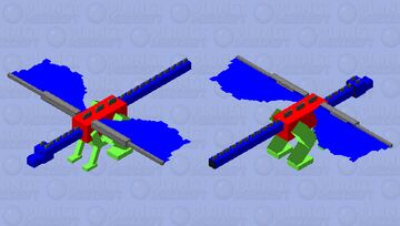 RGB Ender Dragon (the wings are a little bit bigger than normal) Minecraft Mob Skin